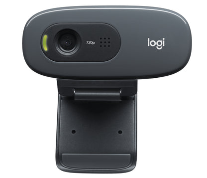 Logitech 960-000694 cámara web 3 MP 1280 x 720 Pixeles USB Gris, Gris Oscuro