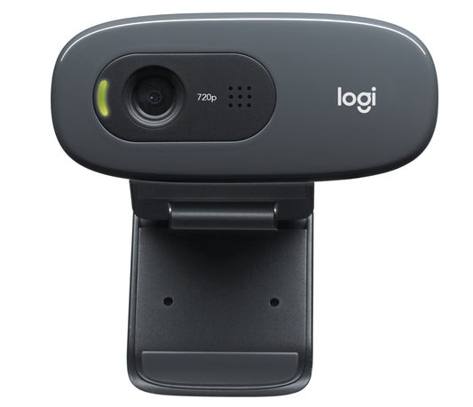 Cámara Web Logitech C270 HD 720p Plug-Play Micrófono Integrado Color Negro
