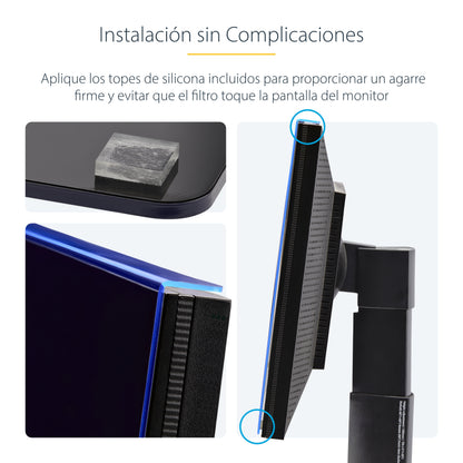 StarTech.com 2769A-PRIVACY-SCREEN filtro para monitor 61 cm (24") Filtro de privacidad para pantallas sin marco