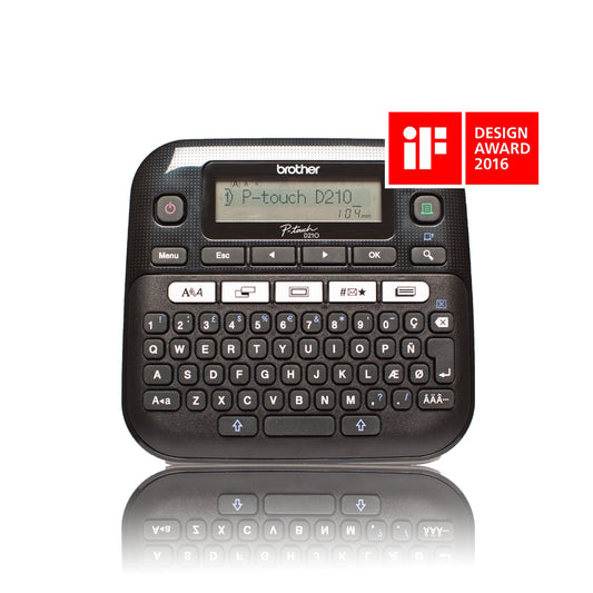 Rotulador Electrónico Brother P-Touch PT-D210 Inalámbrico Laminado Transferencia Térmica Manual/Escritorio