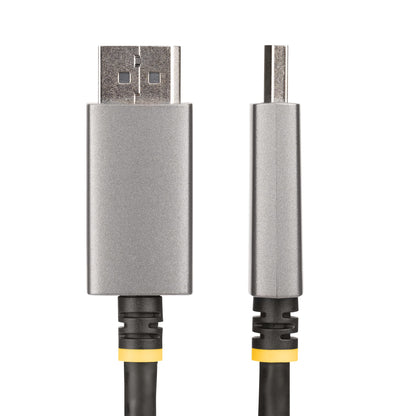 StarTech.com 133DISPLAYPORTHDMI21 adaptador de cable de vídeo Negro, Plata