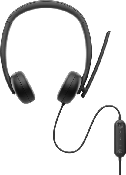 DELL WH3024 Alámbrico Diadema Llamadas/Música USB Tipo C Negro