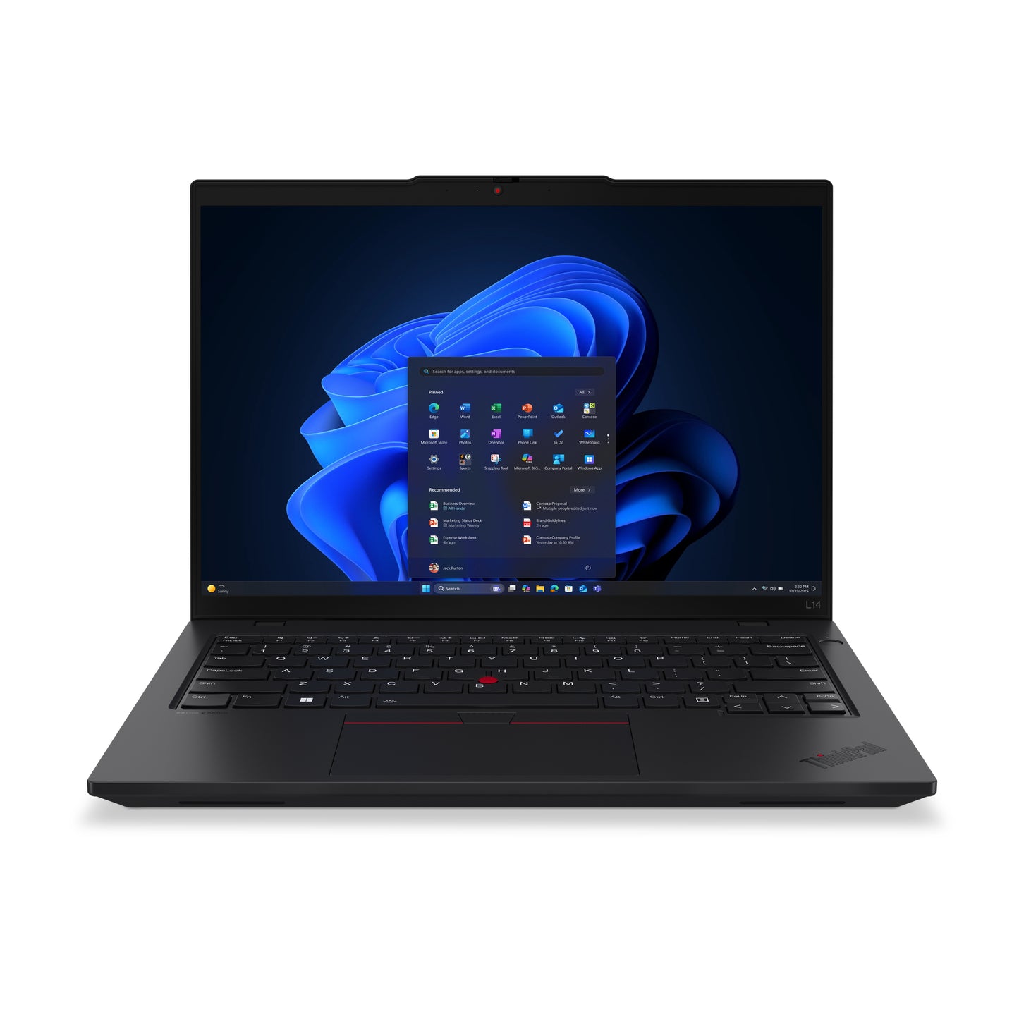 Lenovo ThinkPad L14 Gen 6 (Intel) Intel Core Ultra 7 255U Computadora portátil 35.6 cm (14") WUXGA 32 GB DDR5-SDRAM 1 TB SSD Wi-Fi 6E (802.11ax) Windows 11 Pro Negro Español