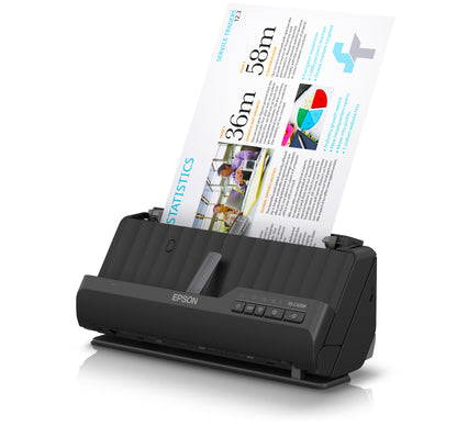 Epson ES-C320W ADF + Escáner de alimentación de hojas 600 x 600 DPI A4 Negro