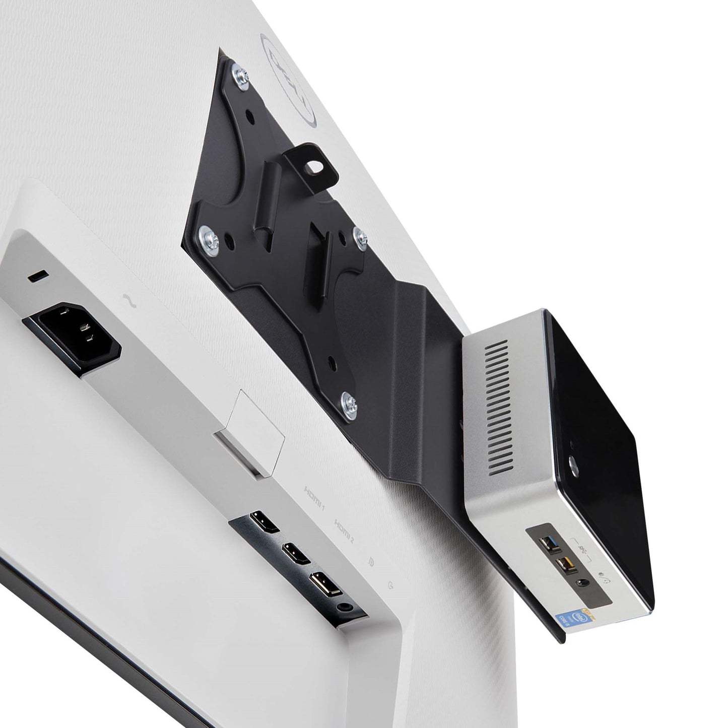 StarTech.com DOCK-NUC-VESA-MOUNT soporte para CPU Soporte para CPU montado en soporte de monitor Negro