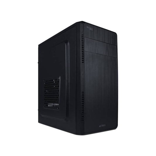 Gabinete Acteck Kioto GC240 Mini Torre con Fuente 500W Micro ATX/Mini ITX USB 3.0 1 Ventilador Color Negro
