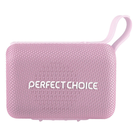BOCINA PORTATIL PERFECT CHOICE INALAMBRICA SUGARY - ROSA