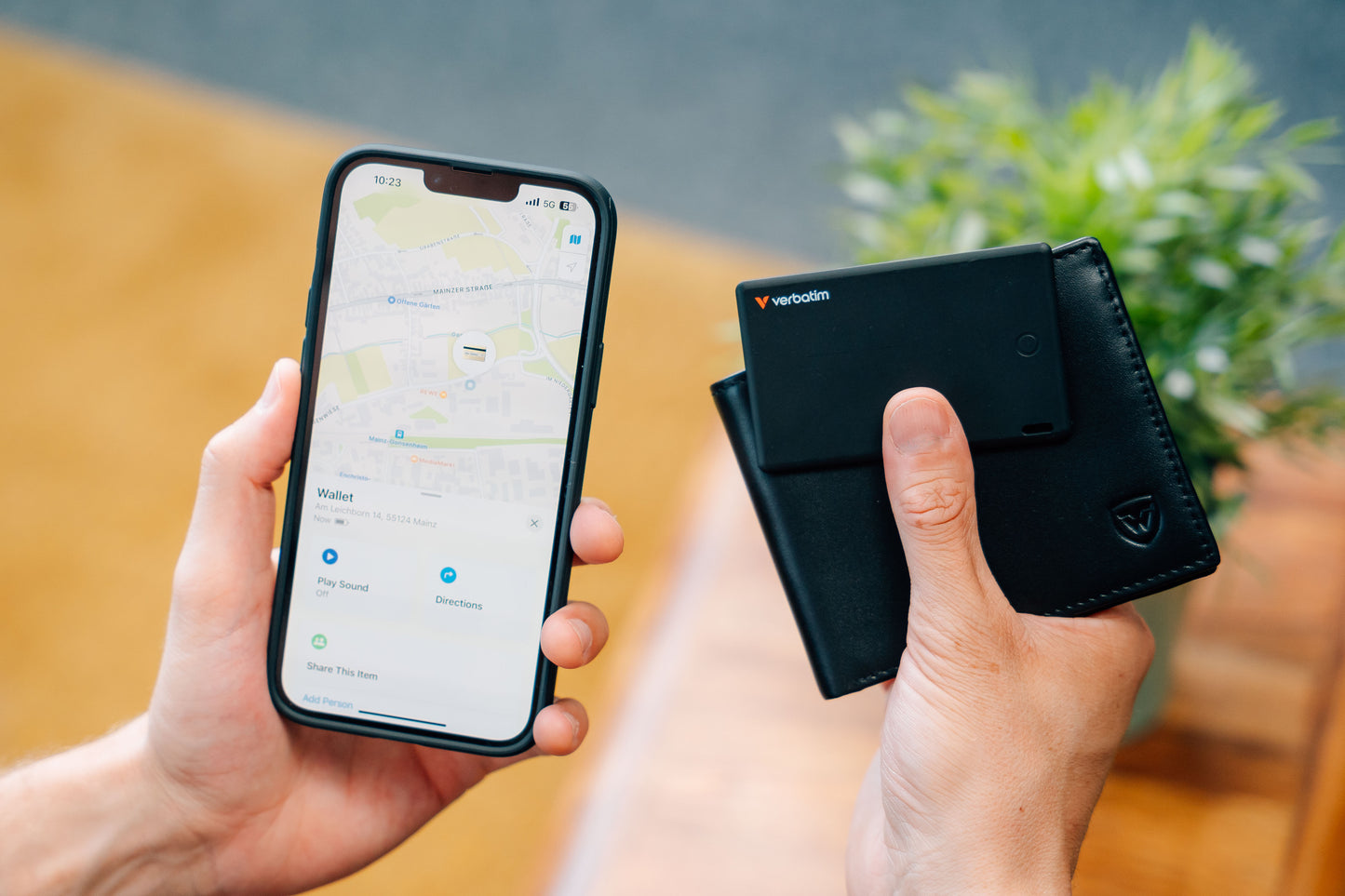 Localizador Verbatim My Finder Bluetooth Tarjeta 1 pza Negro