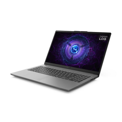 Lenovo LOQ 15IAX9E Intel® Core™ i5 i5-12450HX Computadora portátil 39.6 cm (15.6") Full HD 8 GB DDR5-SDRAM 512 GB SSD NVIDIA GeForce RTX 3050 Wi-Fi 6 (802.11ax) Windows 11 Home Español Gris