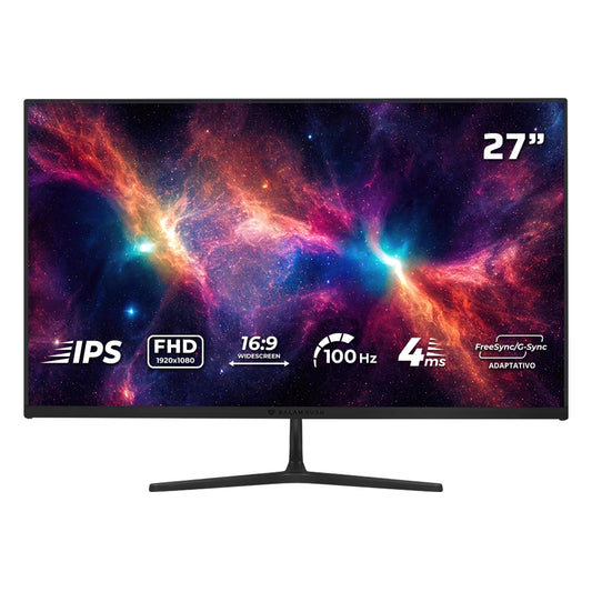 Monitor GamingBalam Rush27"Plano IPS Nebula MNG27Y FHD 100Hz 4ms 1xHDMI1.4 +1xDP 1.2+3.5mm VESA 100mm Le