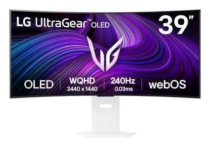 LG 39GX90SA-W monitor de computadora 99.1 cm (39") 3440 x 1440 Pixeles Wide Quad HD OLED Blanco