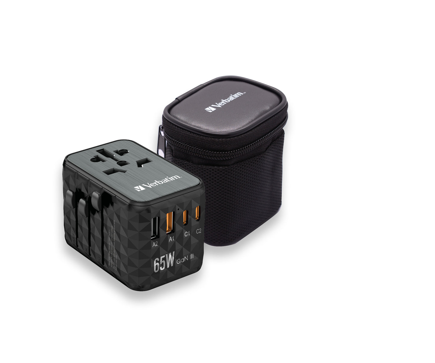 Adaptador Verbatim Universal de viaje UTA-05 GaN III 65 W
