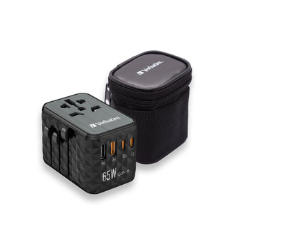 Adaptador Verbatim Universal de viaje UTA-05 GaN III 65 W