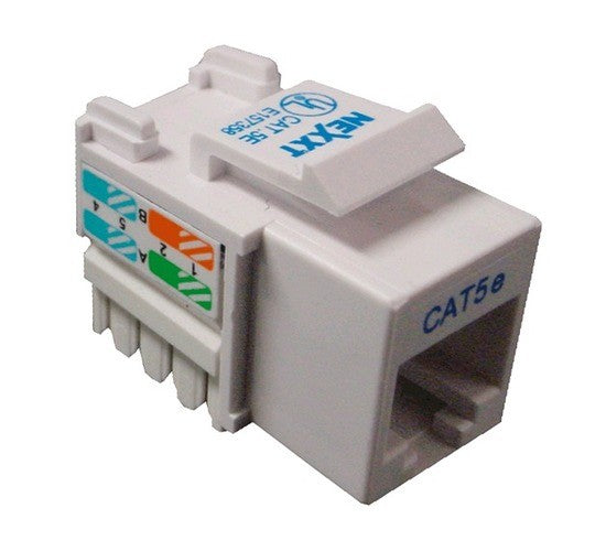 Módulo de Red Sin Blindaje Nexxt Solutions Keystone Jack Cat5e Tipo 110 Gris