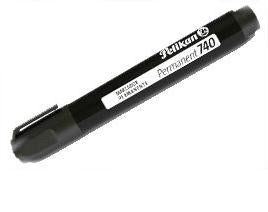 Marcador Pelikan Permanente 540 Color Negro C/10 Pzas