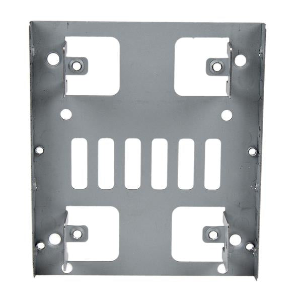 StarTech.com BRACKET25X2 panel para bahía de discos 8.89 cm (3.5") Panel de transportación Acero inoxidable