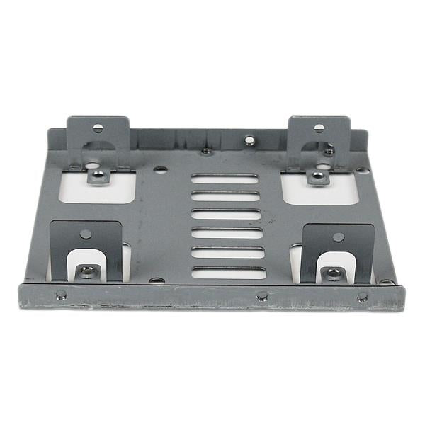 StarTech.com BRACKET25X2 panel para bahía de discos 8.89 cm (3.5") Panel de transportación Acero inoxidable
