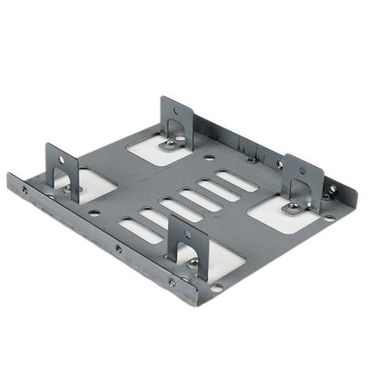 StarTech.com BRACKET25X2 panel para bahía de discos 8.89 cm (3.5") Panel de transportación Acero inoxidable