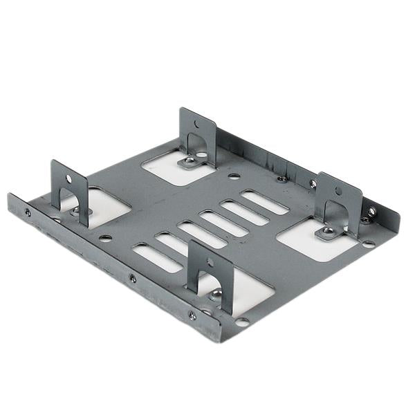 StarTech.com BRACKET25X2 panel para bahía de discos 8.89 cm (3.5") Panel de transportación Acero inoxidable