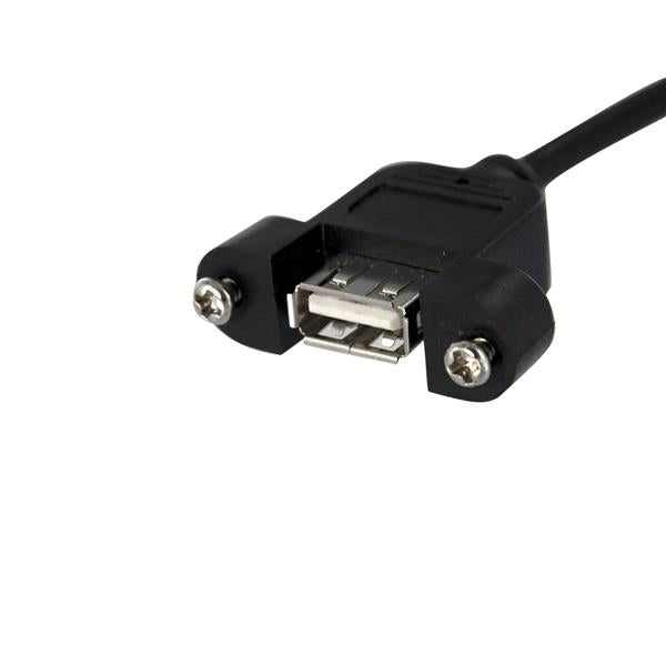 StarTech.com USBPNLAFHD3 cable USB 0.9 m Negro