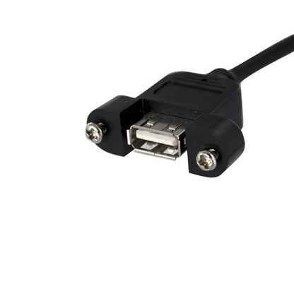 StarTech.com USBPNLAFHD3 cable USB 0.9 m Negro
