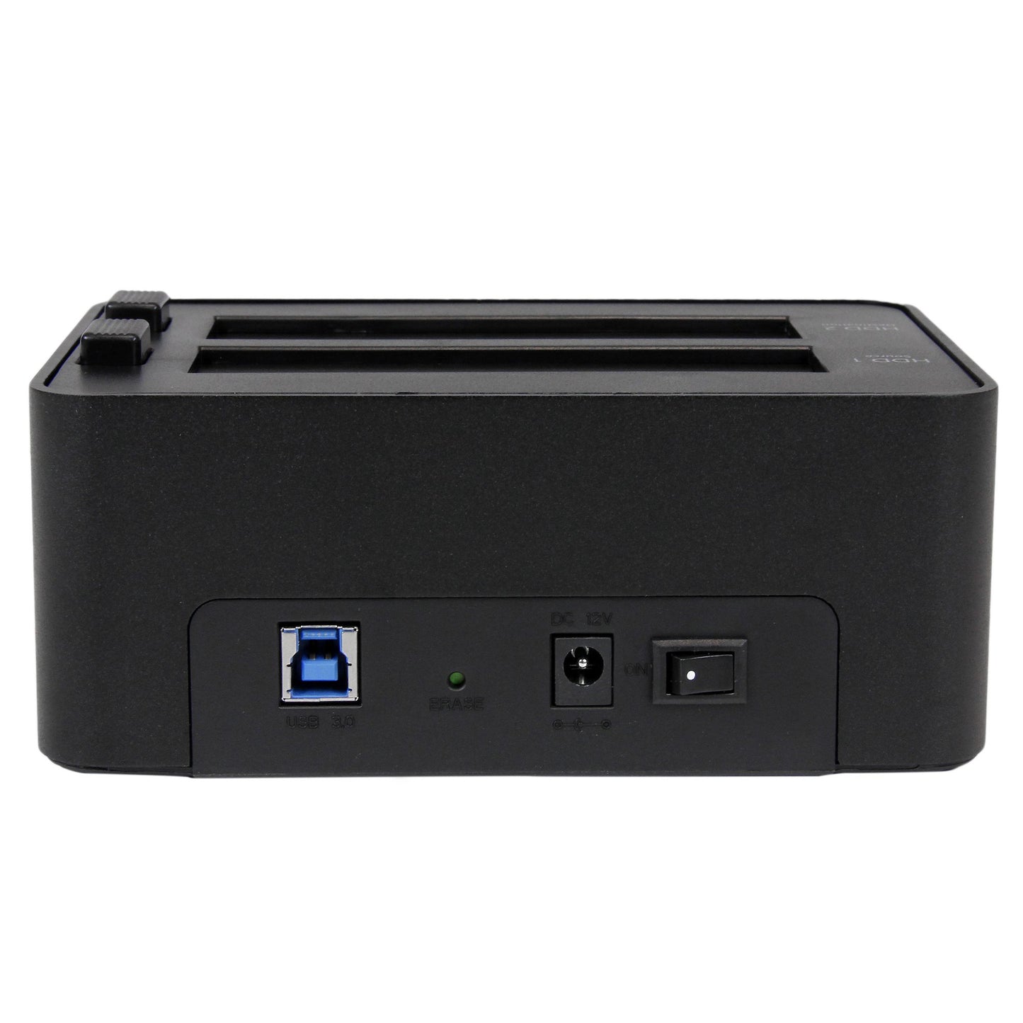 StarTech.com SATDOCK2REU3 duplicador de datos o soporte Duplicador de HDD/SSD Negro 1 copias