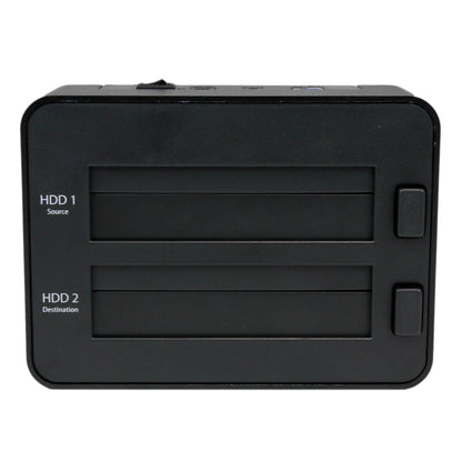 StarTech.com SATDOCK2REU3 duplicador de datos o soporte Duplicador de HDD/SSD Negro 1 copias