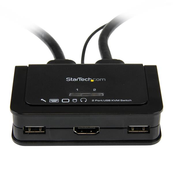 StarTech.com SV211HDUA interruptor KVM Negro