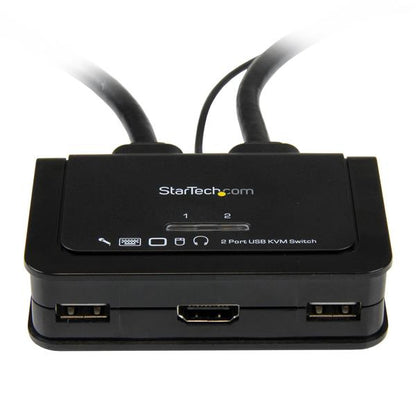 StarTech.com SV211HDUA interruptor KVM Negro