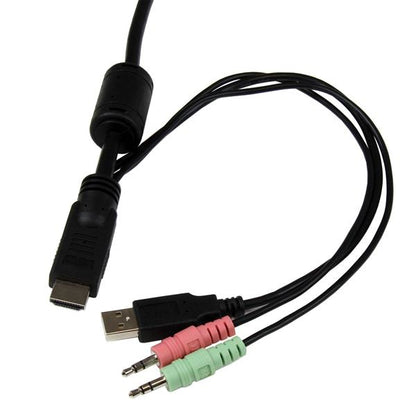 StarTech.com SV211HDUA interruptor KVM Negro