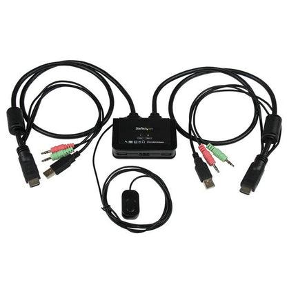 StarTech.com SV211HDUA interruptor KVM Negro