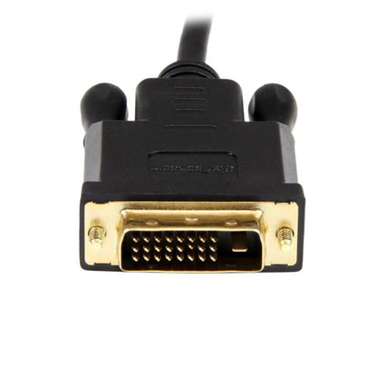 StarTech.com DP2DVIMM3BS adaptador de cable de vídeo 0.9 m DVI-D Negro