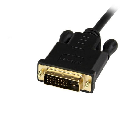 StarTech.com DP2DVIMM3BS adaptador de cable de vídeo 0.9 m DVI-D Negro