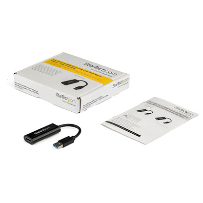 StarTech.com USB32HDES adaptador gráfico USB 1920 x 1200 Pixeles Negro