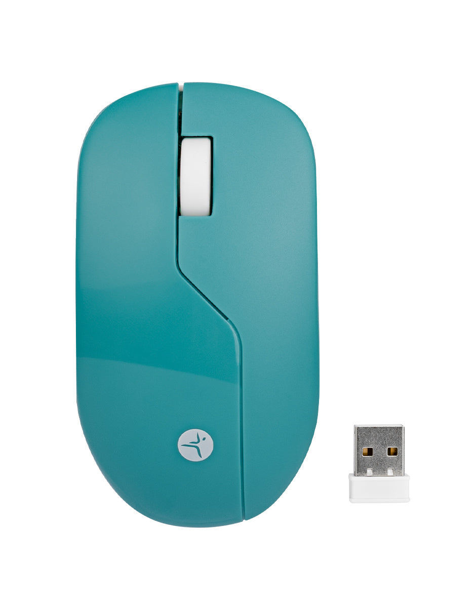 Mouse Inalámbrico TechZone Verde Armor Recargable Wireless