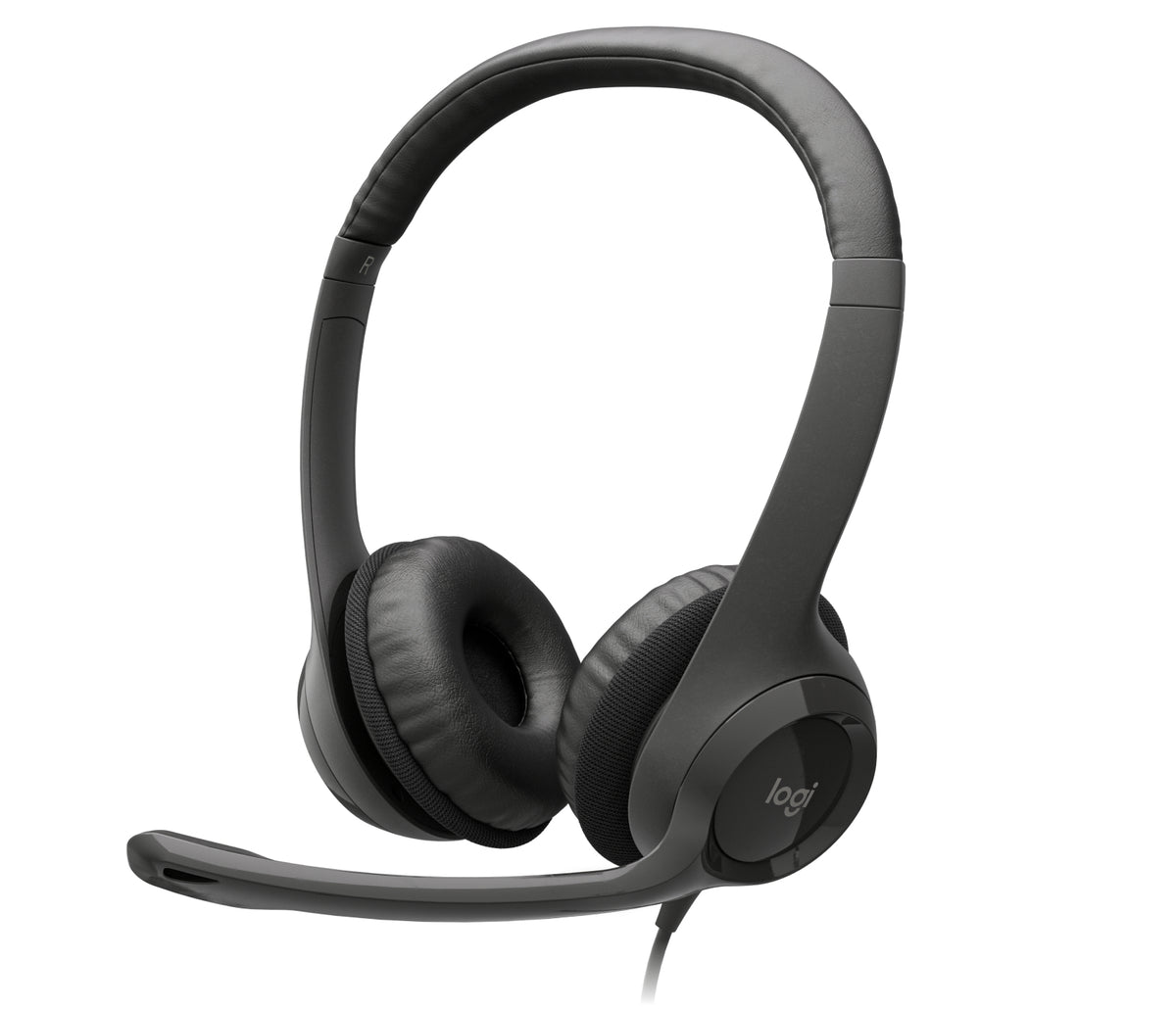 Diadema Logitech H390 Micrófono USB Color Negro