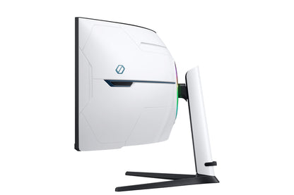 Samsung LS57CG950NLXZX monitor de computadora 144.8 cm (57") 7680 x 2160 Pixeles Dual UHD LED Negro, Blanco