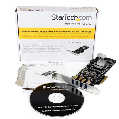 StarTech.com PEXUSB3S42V tarjeta o adaptador de interfaz Interno USB 3.2 Gen 1 (3.1 Gen 1)