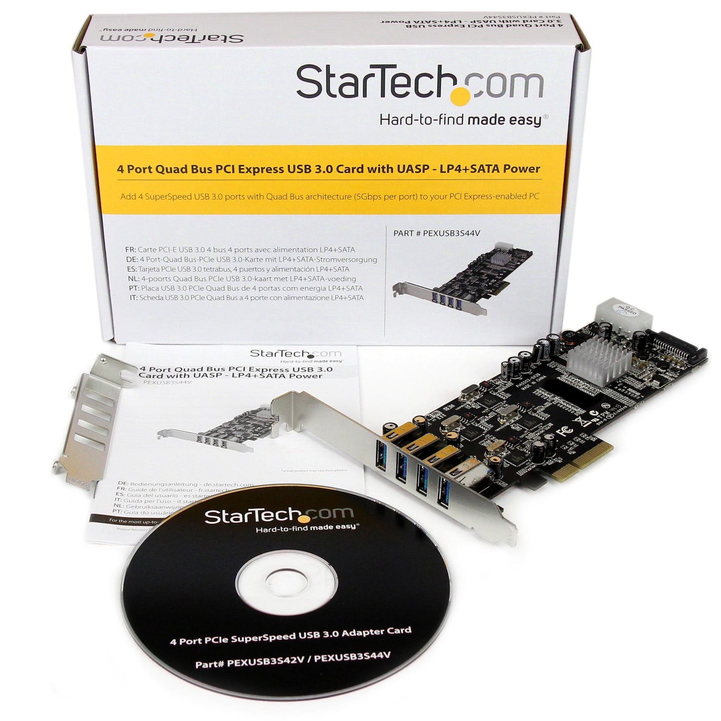 StarTech.com PEXUSB3S44V tarjeta o adaptador de interfaz Interno USB 3.2 Gen 1 (3.1 Gen 1)