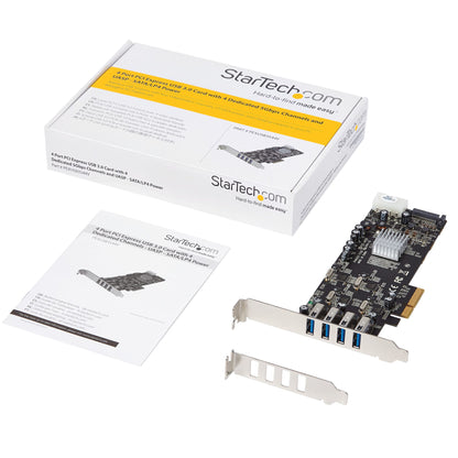 StarTech.com PEXUSB3S44V tarjeta o adaptador de interfaz Interno USB 3.2 Gen 1 (3.1 Gen 1)