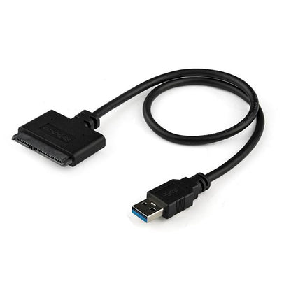 StarTech.com USB3S2SAT3CB base para laptop o replicador de puertos Negro