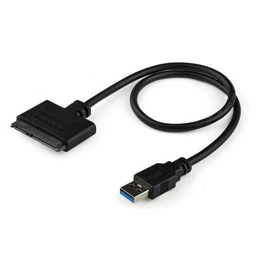 StarTech.com USB3S2SAT3CB base para laptop o replicador de puertos Negro