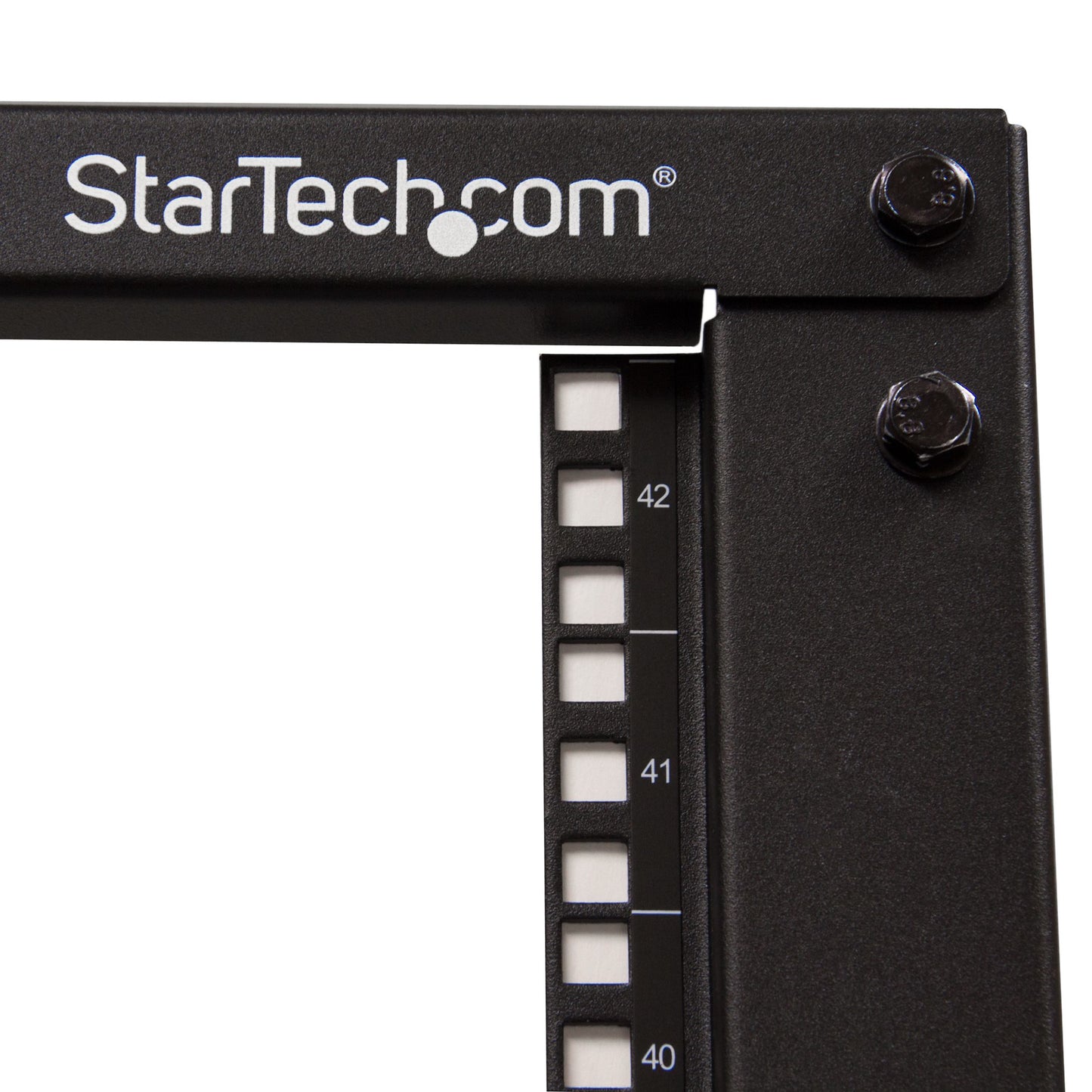 StarTech.com 4POSTRACK42 armario rack Rack o bastidor independiente Negro