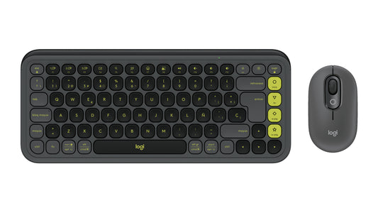 Logitech POP Icon Combo teclado Ratón incluido Universal Bluetooth QWERTY Español Grafito