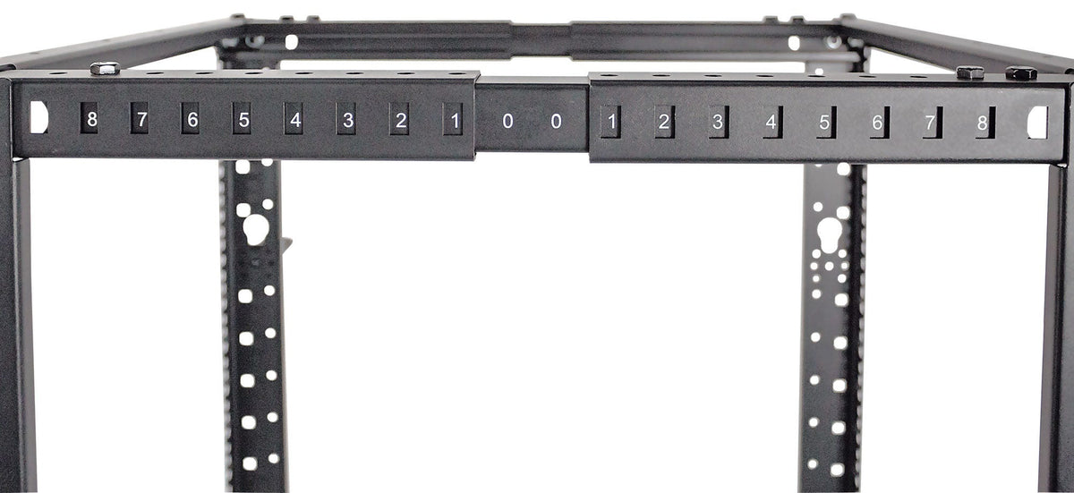 Intellinet 714242 armario rack 26U Rack o bastidor independiente Negro