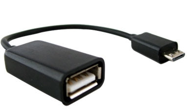 BRobotix 097242 cable USB USB 2.0 0.1 m Micro-USB B USB A 0.48 Gbit/s Negro