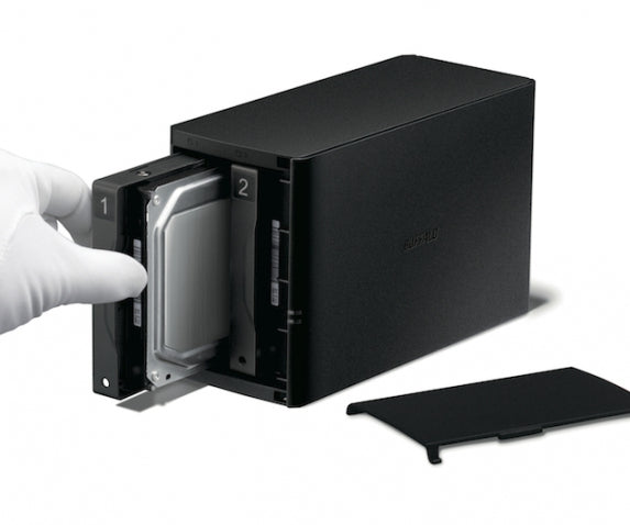 Buffalo LinkStation 220 NAS Marvell Armada 370 0.25 GB DDR3 8 TB Unidad de disco duro Negro