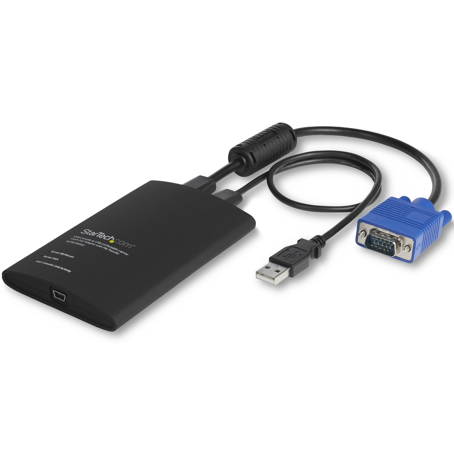 StarTech.com NOTECONS02 interruptor KVM Negro