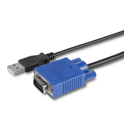 StarTech.com NOTECONS02 interruptor KVM Negro