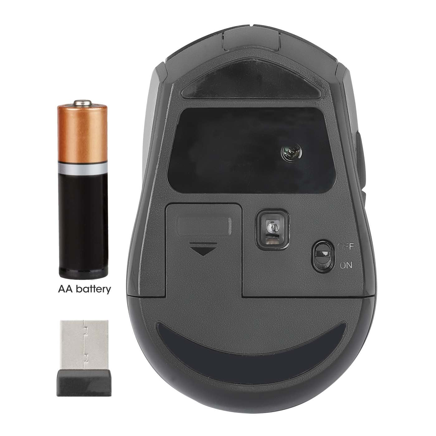 Manhattan 190343 ratón Universal Ambidiestro RF inalámbrico Óptico 1600 DPI